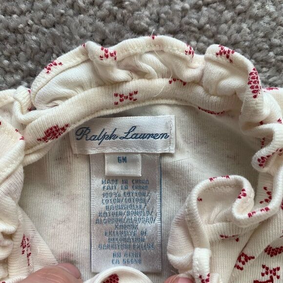 🌸3 For $30🌸 NWOT Ralph Lauren 6mo Baby Onesie - Picture 3 of 3